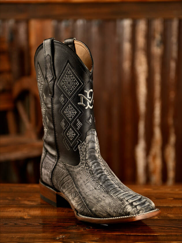 MALCREADO RUSTIC BLUE OSTRITCH LEG